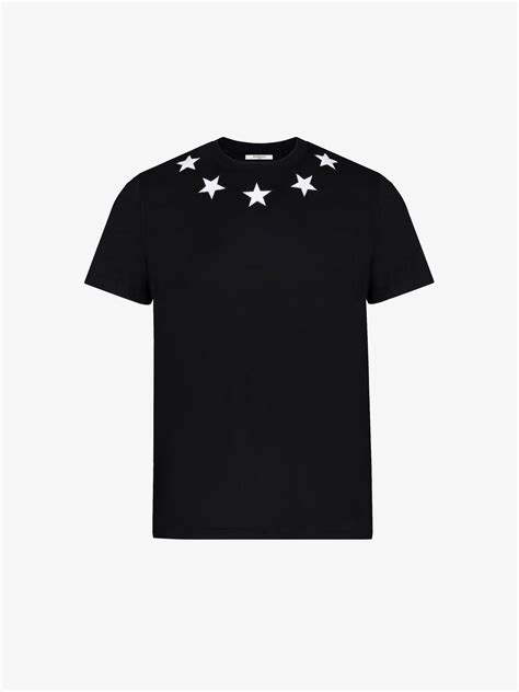 givenchy 3 stars on back t shirt|men's givenchy t shirt sale.